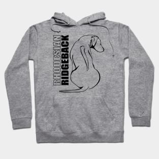 Rhodesian Ridgeback profile dog gift idea Hoodie